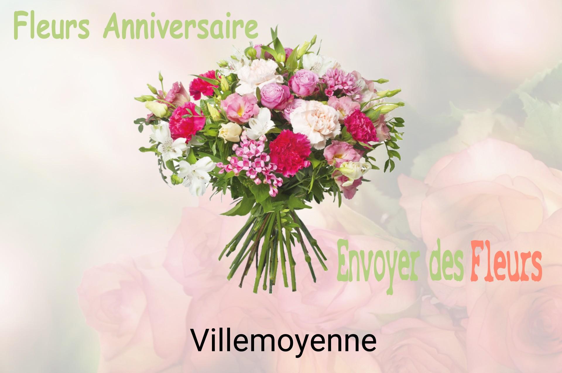 Bouquet de fleurs d’anniversaire livré à Villemoyenne